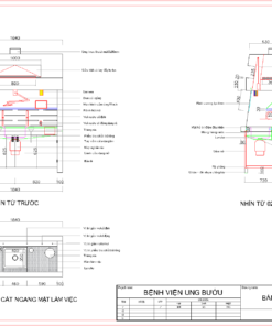 Bàn cắt lọc bệnh phẩm inox 304 5 ban ve ban cat loc benh pham